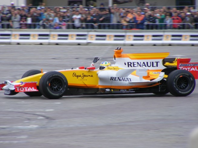 Romain Grosjean in monopostul sau (sursa - 0-100.ro)
