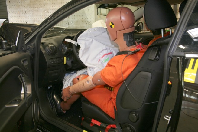 Test Euro NCAP (sursa - Euro NCAP)